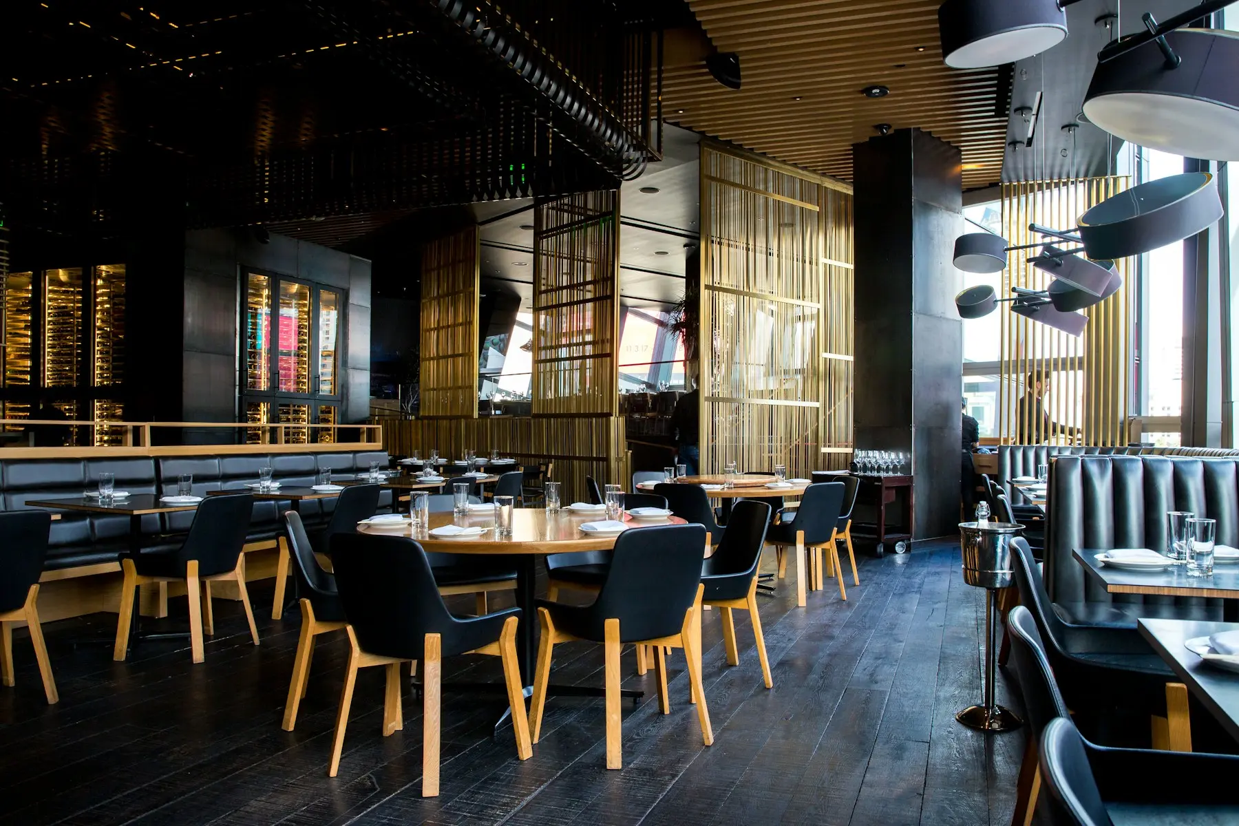 Elegant private dining setting